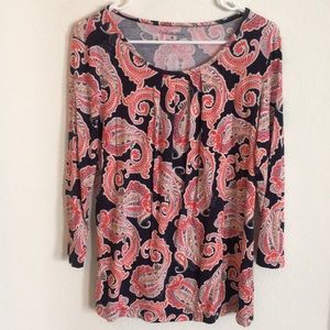 Patterned Croft & Barrow Top Size M